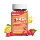 NAC Gummies 800mg pentru adulți & 400mg pentru copii, NAC Supliment N-Acetil Cysteine, Zahăr-Free - 60 Vegan Gummies, Antioxidant Supliment, Suport Imun