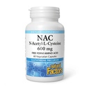 Factori naturali N-Acetyl-L-Cysteine 600 mg - Sprijină ficatul şi plămânii sănătoşi - Suplimentul antioxidant sprijină sistemul imunitar Sănătate - 60 Capsule vegetariene (60 Servings)