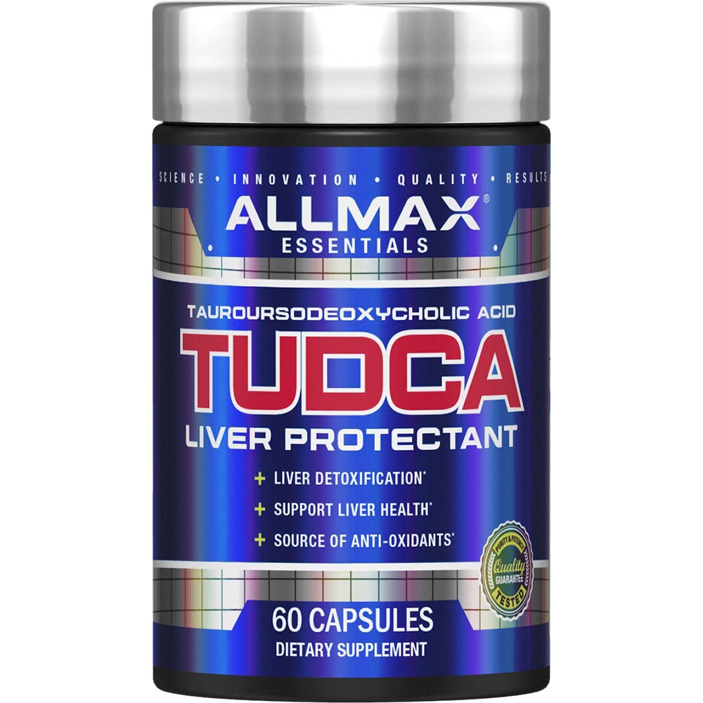 ALLMAX TUDCA+ - 60 capsule - Ficat & Sanatate Gut - Gluten Free & Non- GMO - 60 Servings