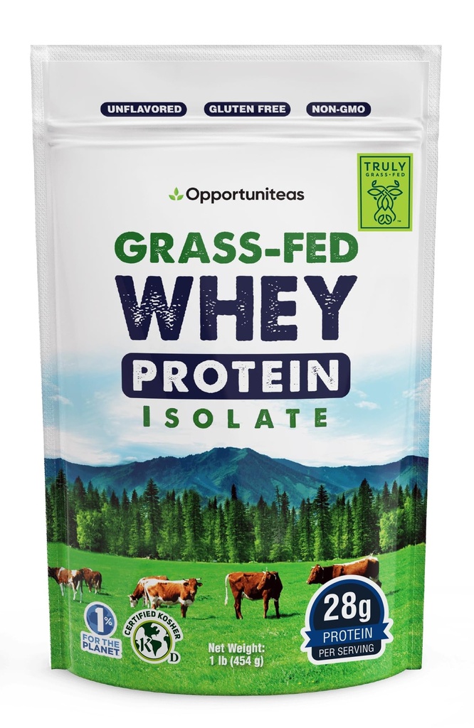 Opportuniteas Grass Fed Whey Izolate Protein Powder 