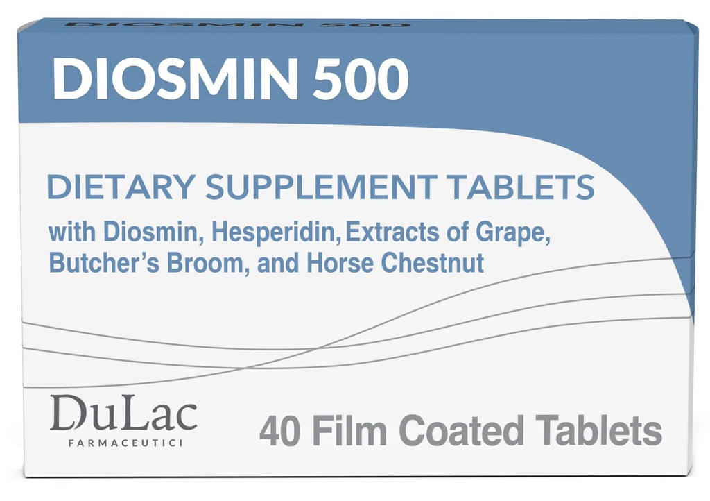 Dulac Diosmin 500, Diosmin Micronized Hesperidin Supliment alimentar 1000mg per servire, Extract de cai de castane, Măcelar