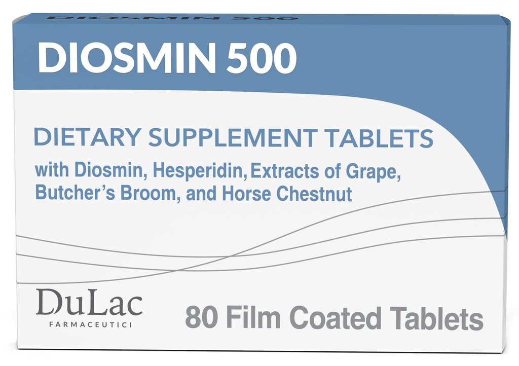 Dulac Diosmin 500, Diosmin Micronized Hesperidin Supliment alimentar 1000mg per servire, Extract de cai de castane, Măcelar