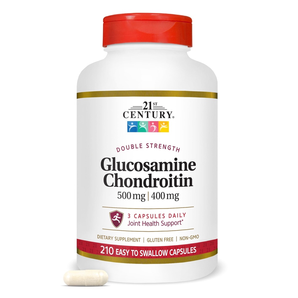 21st Century Glucosamine Chondroitin 500/400mg - Dublu Putere, cp 210 Număr