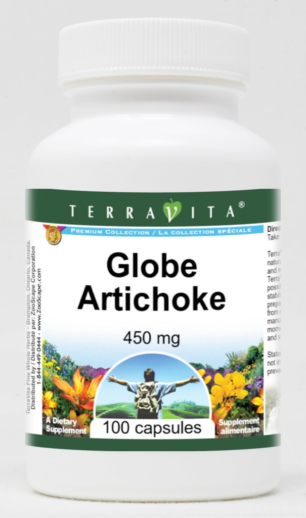 Globe Anghinare - 450 mg (100 capsule, ZIN: 520262)
