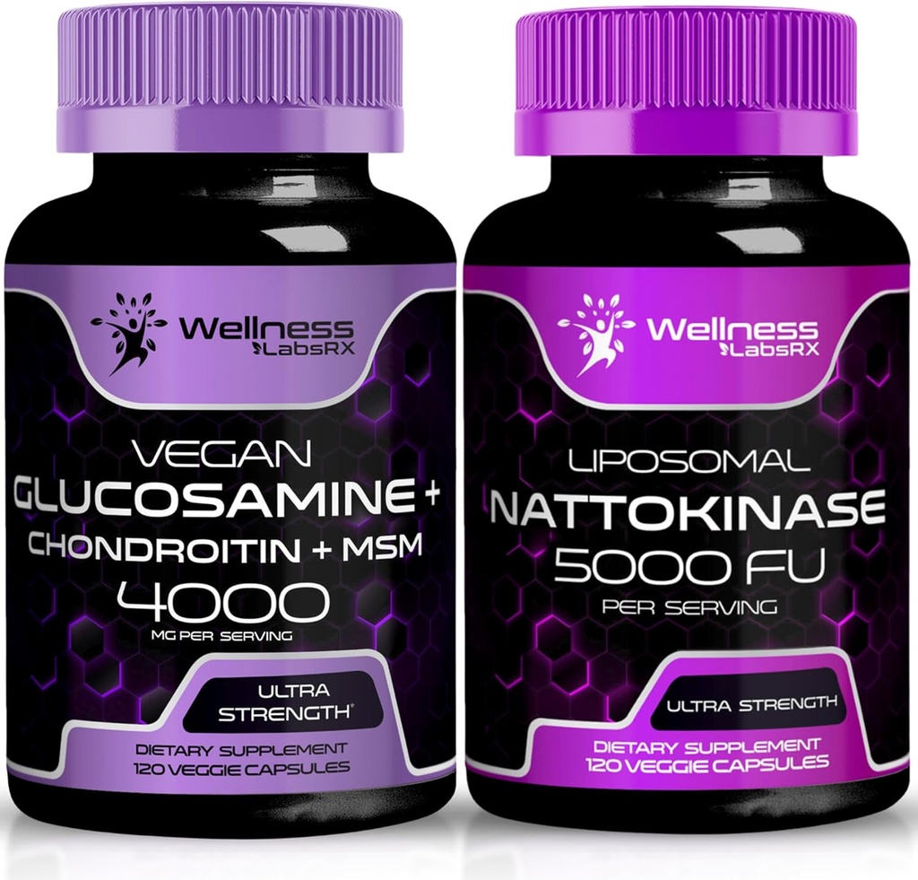 wellNESS LABSRX Glucosamină Chondroitin MSM 