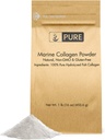 Ingrediente originale pure Powder Colagen Marine (1 lb) Natural & Nearomated, Peptide de proteine, sac reutilizabil