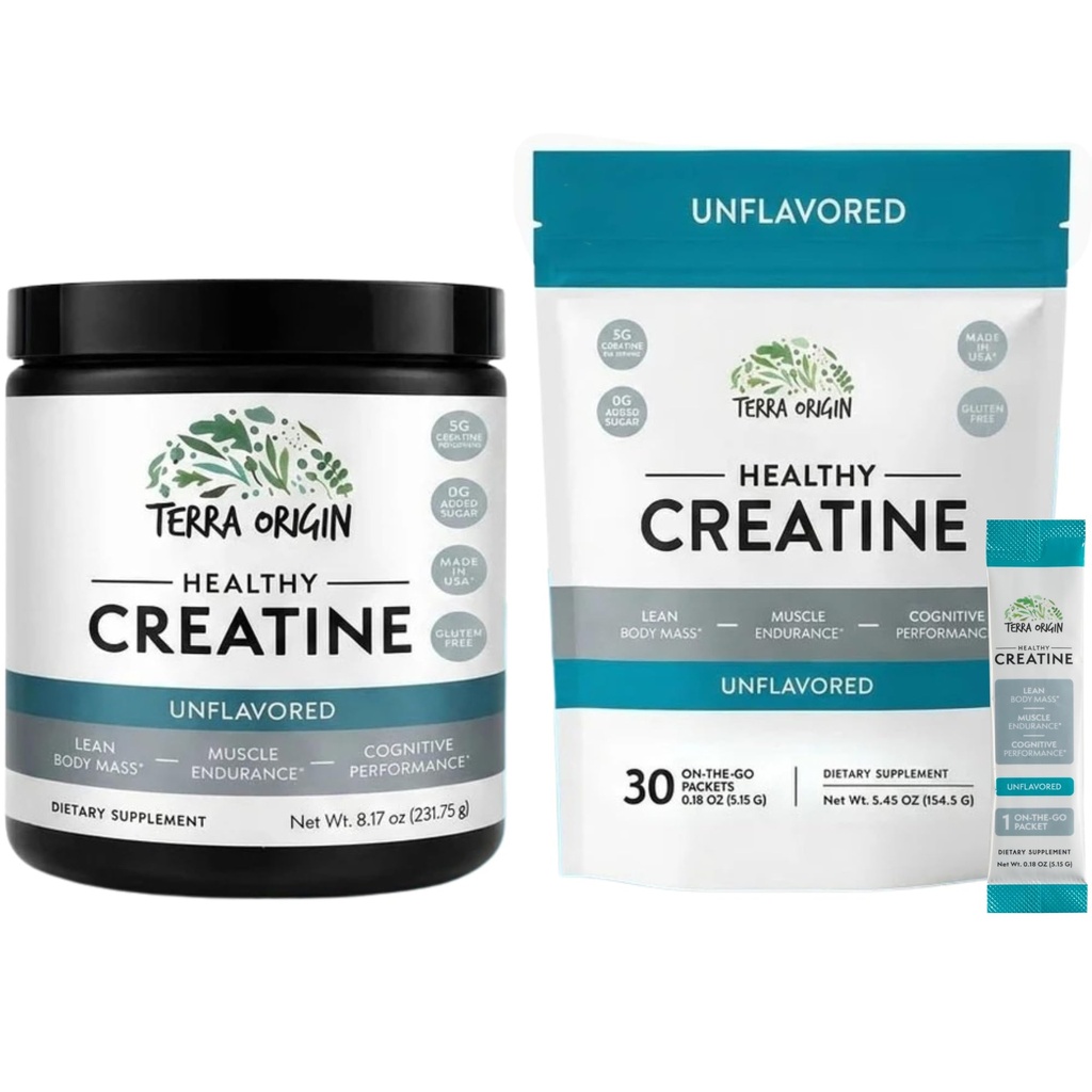 TERRA ORIGINE Creatina Monohidrat Bundle 
