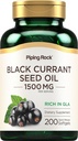 Piping Rock Black Currant Seed Seed Oil Softgel Capsules 