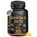 Sănătate doză Omega 3 ulei de pește 2000mg 