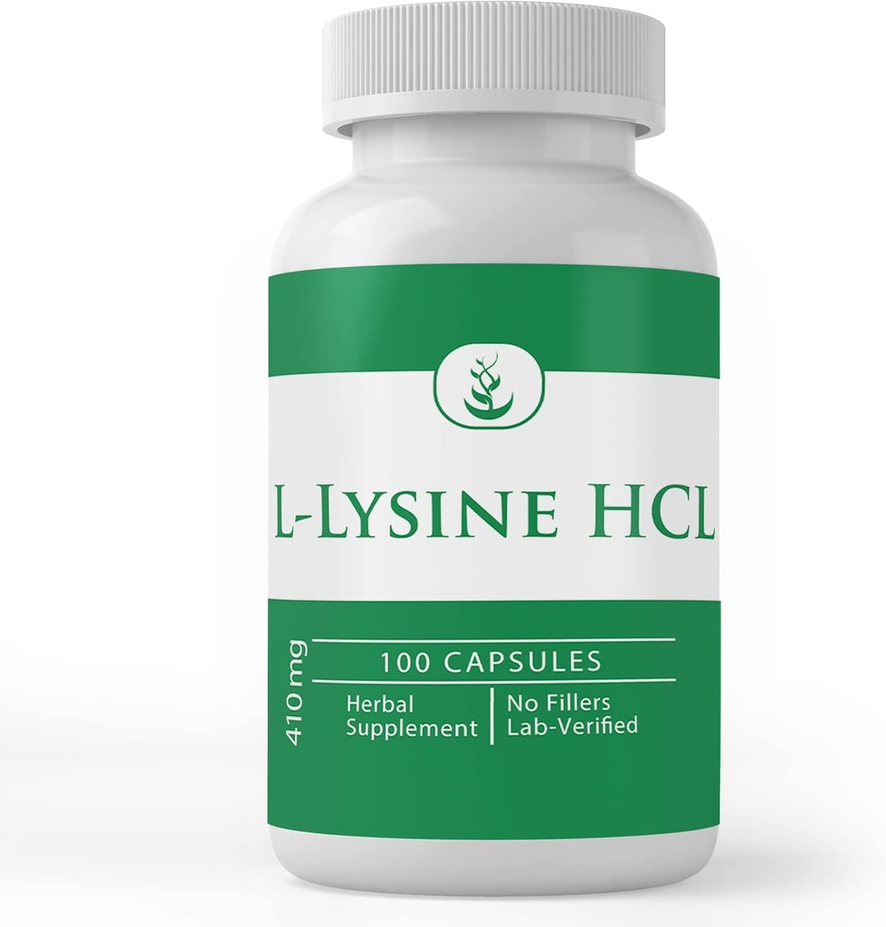 INGREDIENTE ORIGINALE Pure L-Lysine HCL (100 capsule) Mereu pure, fără aditivi sau fillere, verificate de laborator