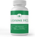 INGREDIENTE ORIGINALE Pure L-Lysine HCL (100 capsule) Mereu pure, fără aditivi sau fillere, verificate de laborator