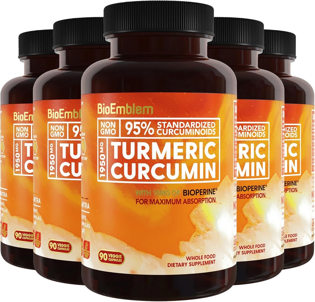 BioEmblem Curcumin Curcumin Supliment cu BioPerine 