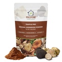 PROFINE Truffle PRO Mushroom Powder 12 in - 1 Super Blend cu Truffle negru și Truffle alb - USDA Organic - Supliment - Adăugați la cafea / Tea / Smoothies - Ciuperci întregi - Fără umpluturi