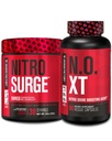 Fabrica Jacked Nitrosurge Shred termogenic Pre-workout în negru Cherry & N.O. XT Nitric oxid Booster pentru bărbați și femei
