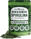 Nuvalsa Organic Spirulina pulbere 1lb 