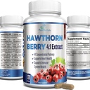 Hawthorn Berry 4:1 Extract (120 capsule) Suport sistem imunitar, Super Antioxidant, Hawthorn Berry Capsule concentrate de la 2660mg Berries