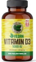 Vitamine pure Vegan Lab Vitamina D3 1000UI, 240 Vegi-Caps Made in Canada