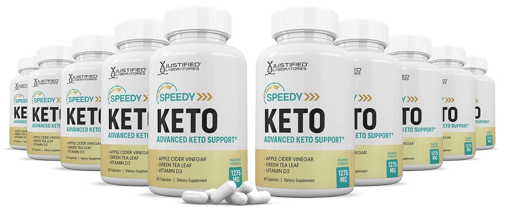 Laboratoare justificate (10 ambalaj) Keto rapid ACV pastile 1275MG Formulat cu cidru de mere Oţet Keto suport Blend Alternative la Gumies 600 capsule