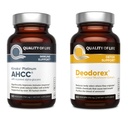 Calitatea vieții All Natural Immune Support and Detox Bundle - Kinoko Platinum AHCC Mushroom Extract - Deodorex Detox Support Supplement