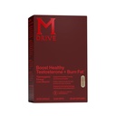 Mdrive Boost and Burn Testosteron Booster and Fat Burner for Men, Energy, Force, Stres Relief, KSM-66 Ashwagandha, Chromax, 60 Capsule