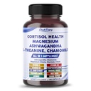 CORTISOL Health Ashwagandha Magneziu Chamomile L-Theanine - Made in USA