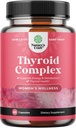 Suport tiroidian avansat pentru femei cu Ashwagandha - Adaptopogene supliment tiroidian cu L Tyrosine Rhodiola și Astragalus Root - non-GMO Balance Herbal Thoral Energy Women