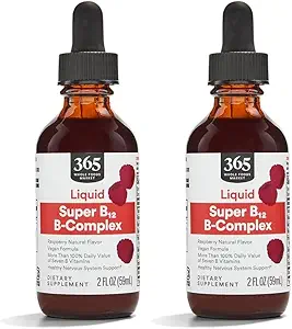 365 de Whole Foods Market, Vitamin B Complex Gly, 2 Fl Oz (Pachet de 2)