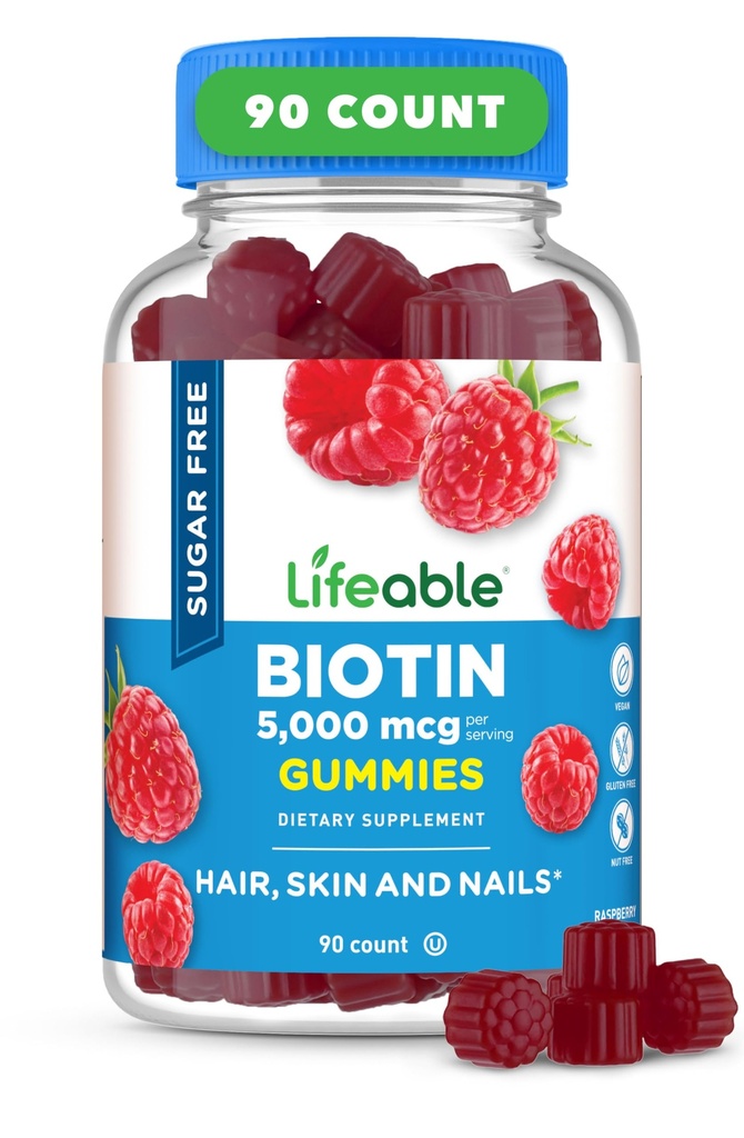 Zahăr de viață Gratuit Biotin Gumries 