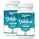 Suplimentul TUDCA 1200mg - 120 Capsule Veggie,Powerful TUDCA Sare Bile Suplimente pentru ficat,Digestia