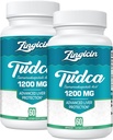 TUDCA Supplement 1200mg - 120 Veggie Capsules,Powerful TUDCA Bile Salts Supplements for Liver,Digestion