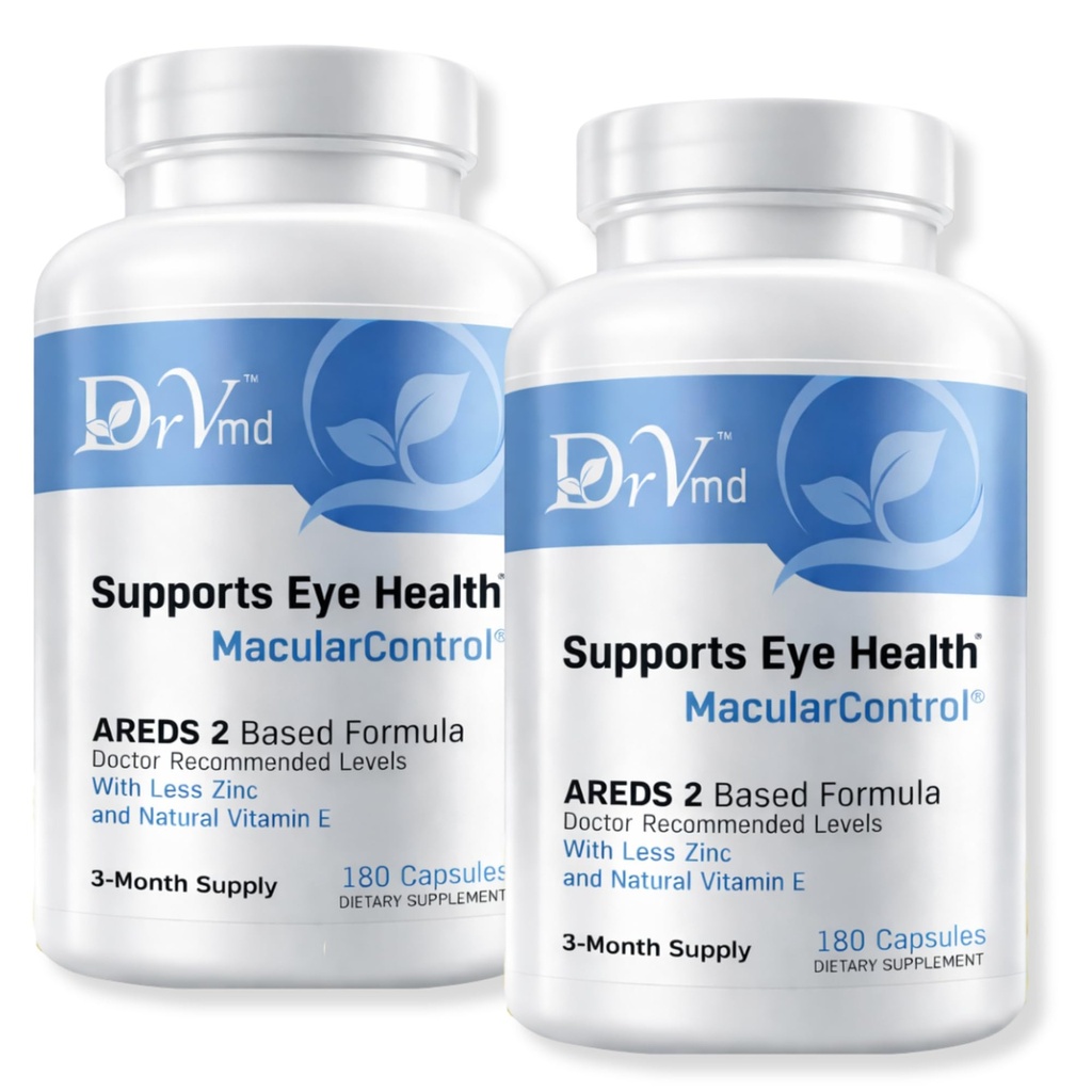 Control macular AREDS 2 vitamine ochi + lutein 10mg + Zeaxantină 2 mg, 25mg zinc, vitamina C & natural E 