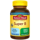 Natura Made Super B Complex Vitamine pentru femei și bărbați, Supliment alimentar pentru suport metabolic energie, Super Vitamina B Complex, 160 Softgels, 160 de zile de aprovizionare