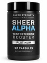 Laborator Putere Labs Testosteron Booster T-Booster pentru bărbați - Doza susținută clinic, Formula cea mai puternică - Made in USA - Premium Blend of Fadogia Agrestis Tongkat Ali și Shilajit. 30 Serviri