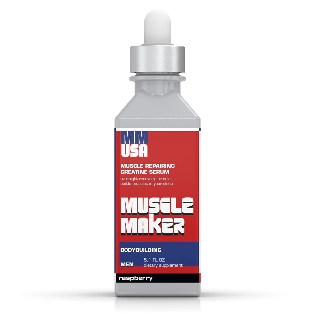 MUSA Muscle Maker Post Workout Ser: Îmbunătățirea sănătății bărbaților cu antioxidant Boost. Imunity Powerhouse, Vitamina C & Zinc. Creatura pentru Fitness, Energie & Focus. Zmeură 5.1 Fl Oz