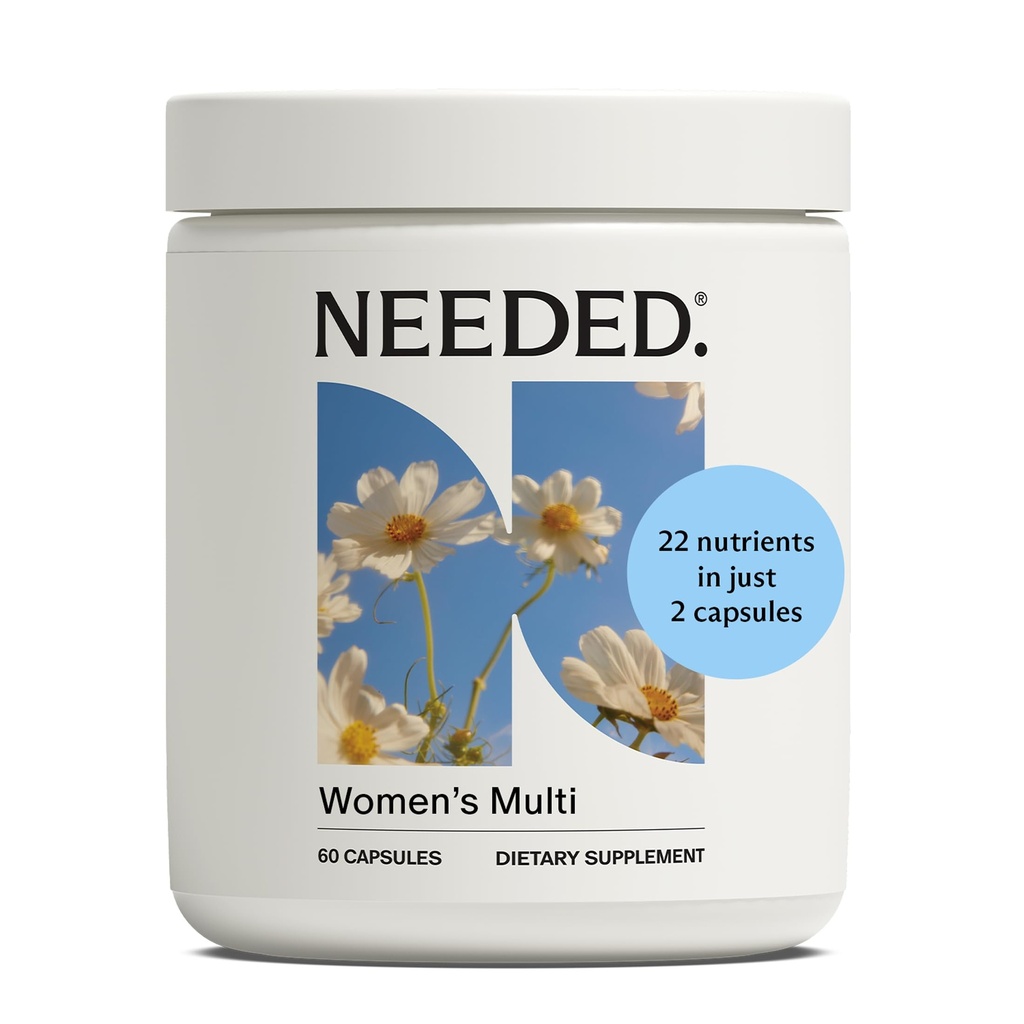 Nevoie. Multivitamine pentru femei cu 23 vitamine, minerale si antioxidanti - Daily Womens Multivitamine - Vitamina B12, B6, D3, Choline, Calciu, Biotina, Magneziu, Folate si More (90 Conte)