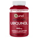 Qunol Mega Ubichinol 100mg CoQ10, Absorbție superioară, apă patentat și grăsime Soluble Natural Supplement Form of Cozyme Q10, Antioxidant pentru Heart Health, 100 Conte Softgels.