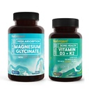Glicinat de magneziu BioEmblem cu zinc și vitamina D3 K2