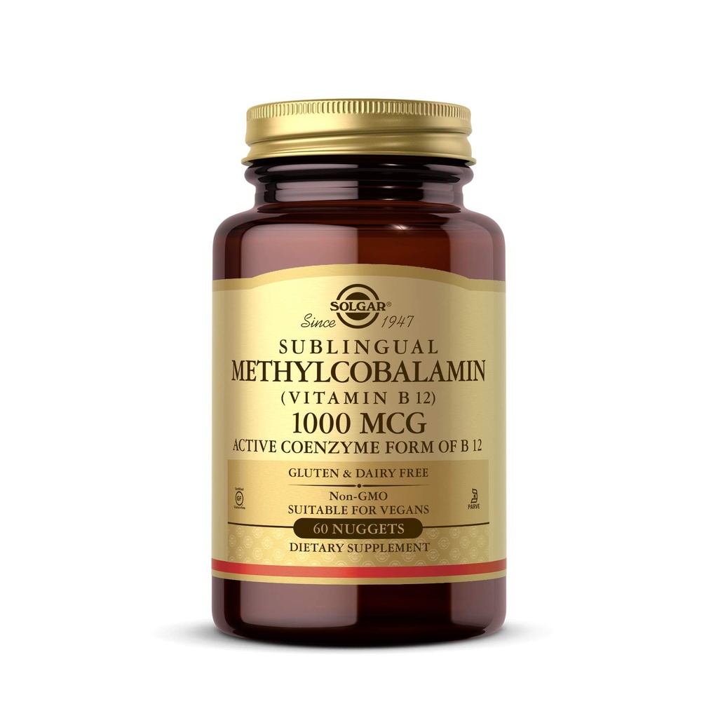 Solgar Metilcobalamină 1000 mcg, 60 Nuggets