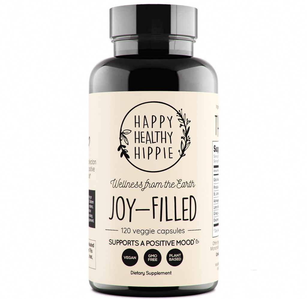 Joy-Filled Mood Supplement - 7 Herb Complex w/St. Johns Worts (120 Ct) 