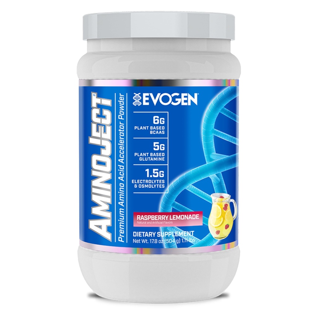 Evogen AminoJect - Premium BCAA Powder & EAA Recovery Formula cu Electroliti 