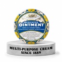 Rawleigh medicamentate Ointment: 4.5 oz Blue Tin, Adulți și copii: Topical Chest Rub pentru rece, Congestia nazală, Dureri minore și durere, cu Camphor, Mentol & Eucalipt, Formula non-Greasy - Pachet de 1