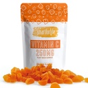 Inteligent pentru viata Vitamina C Gume - plante-Based Vitamina Vegan C Gume naturale Orange Aroma - Immun sprijin gume pentru adulți și copii - non-GMO - Supliment alimentar - 60 Conte