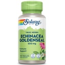 SOLARAY Echinacea Goldenseal - Amestec puternic de două Suplimente Herbal pentru suport Wellness - 250mg Ea Echinacea Root and Goldenseal Root - Non OMG, Vegan, Gluten Free, 60-Day Guarantee, 100 Servings