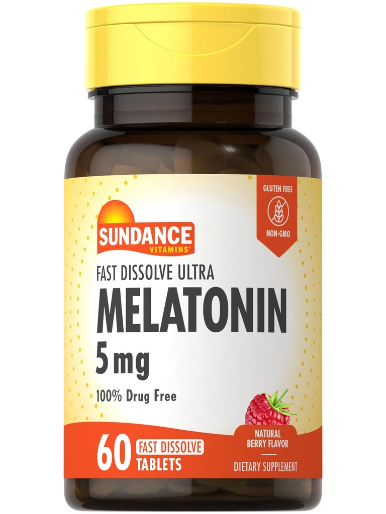 Sundance Melatonina 5mg Fast-Gay Tablets 