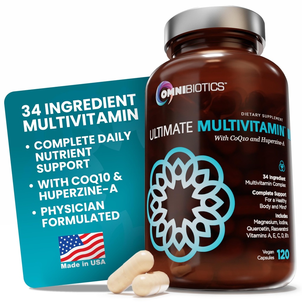 OmniBiotice Ultimate Daily Multivitamine pentru femei si barbati 