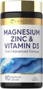Carlyle Magneziu Zinc și vitamina D3 