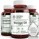 Suplimentul natural de ulei de Borage 