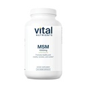 Nutrienţi vitali - MSM 1000 mg - Forma naturală de sulf organic - 240 capsule