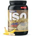 Nutritie Ultimate Whey Pulbere de proteine Izolate cu Complex Glutamina, Sensation ISO 93 - Whey Pulbere de proteine cu adăugat Colostru pentru recuperare îmbunătățită, Imunitate și Sănătate Gut - Banana, 2lbs
