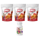 BariatricPal 90-Day Bariatric Vitamina Bundle (Multivitamine ONE 1 pe zi! Capsule cu 45mg Citrat de fier și calciu Chews Soft 500mg cu Probiotice - Caramel Apple)